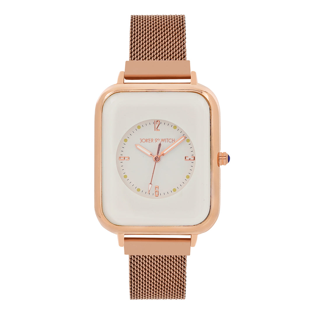 Frosted Gleam Watch Bracelet Stack