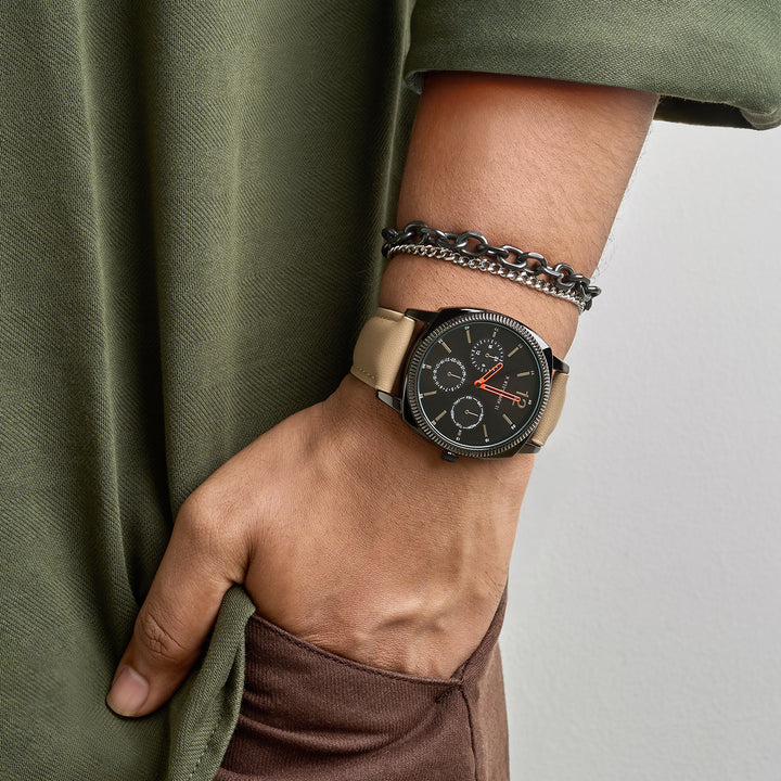 Novique Men's Watch Bracelet Stack