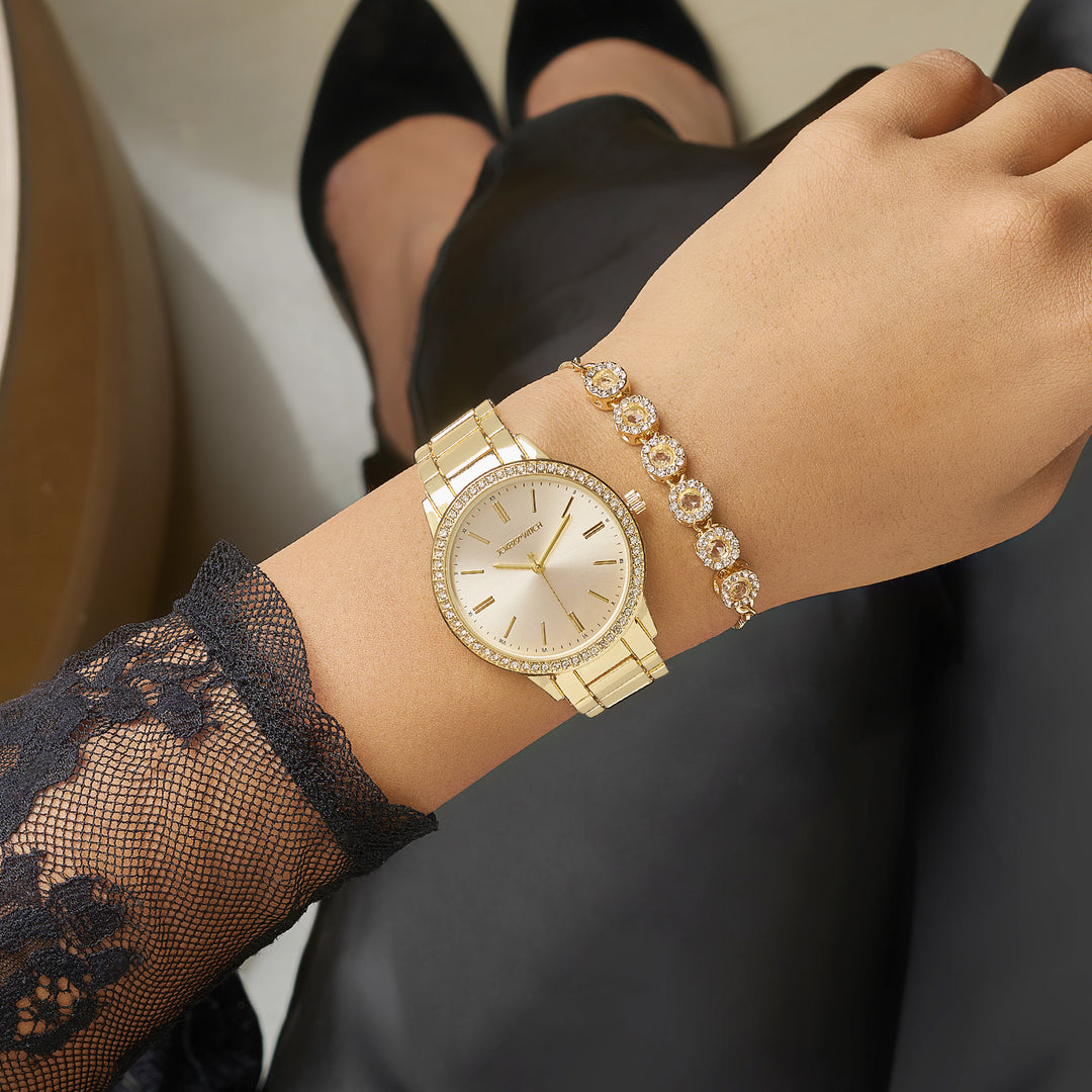 Marjorie Watch Bracelet Stack