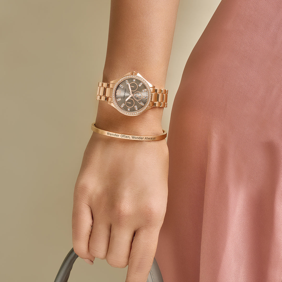 Auralite Watch Bracelet Stack