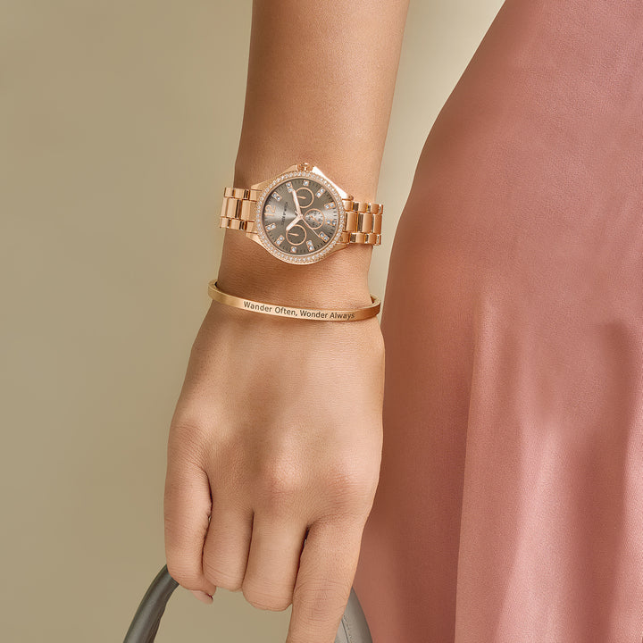 Auralite Watch Bracelet Stack