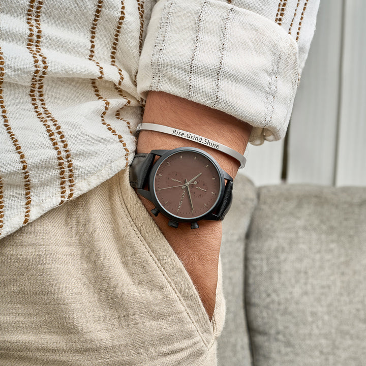 Opeia Men's Watch Bracelet Stack