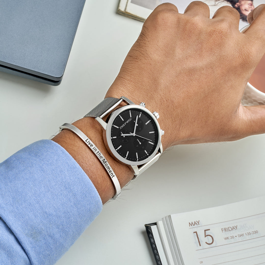 Lucente Men's Watch Bracelet Stack
