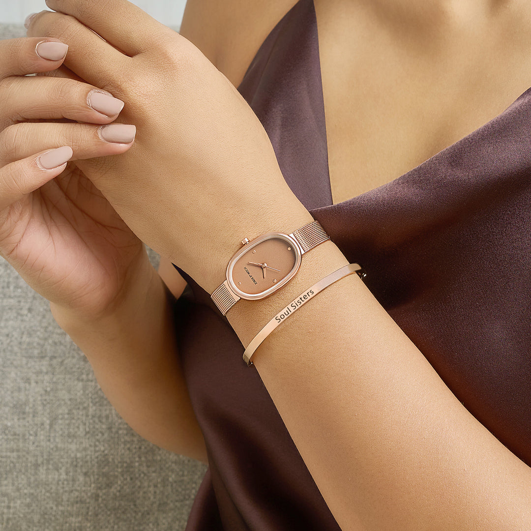 Bullion Watch Bracelet Stack