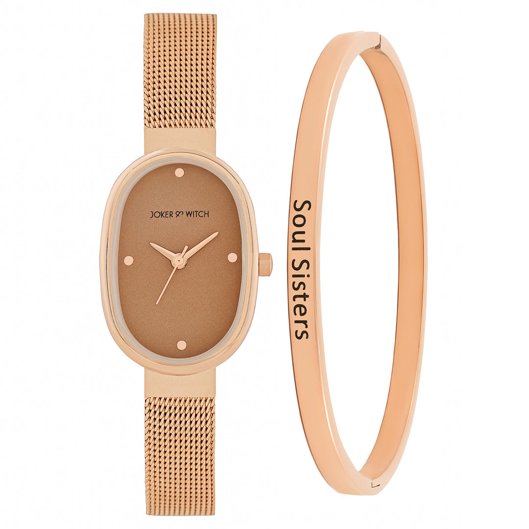 Bullion Watch Bracelet Stack