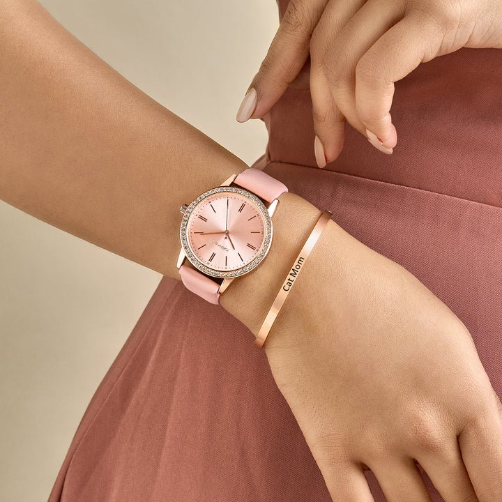 Camellia Watch Bracelet Stack