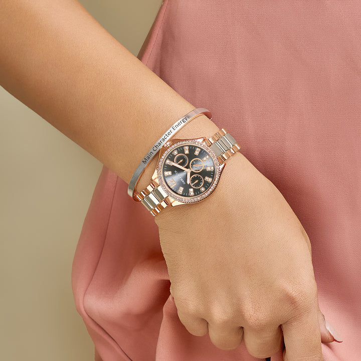 Iridium Watch Bracelet Stack