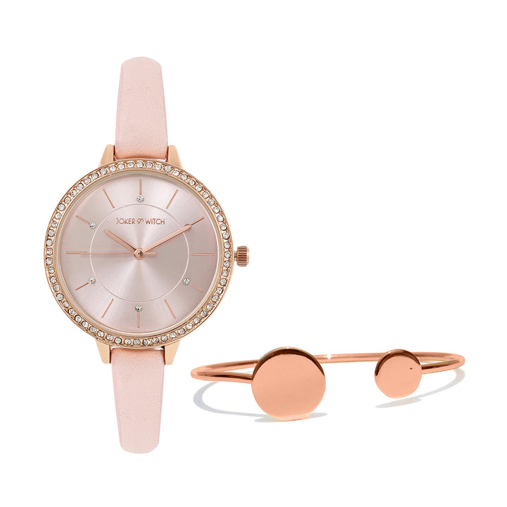 Blossom All Rosegold Watch Bracelet Stack