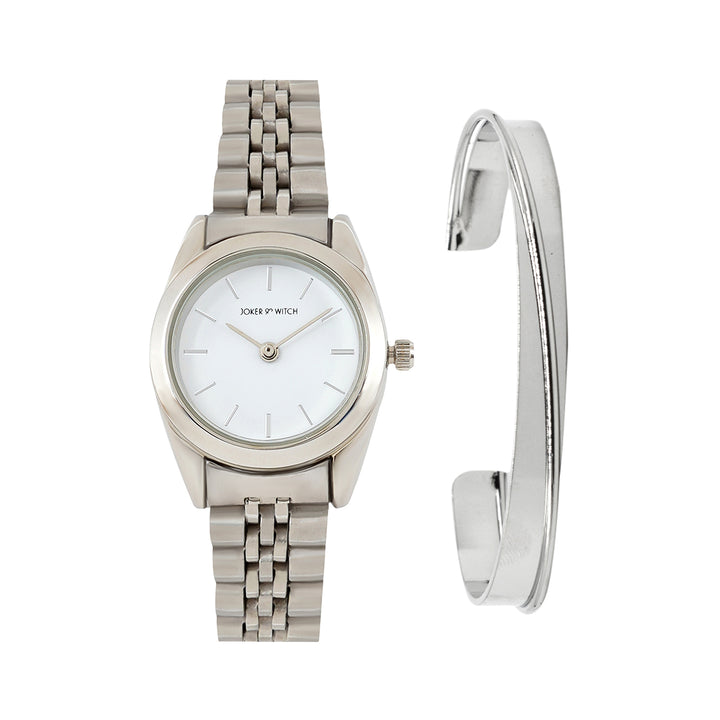 Cristina Silver Watch Bracelet Stack