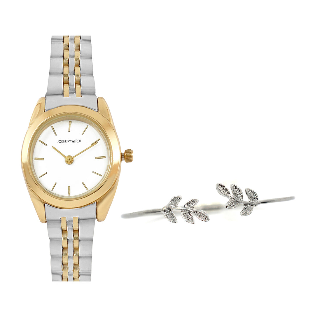 Tiana Dualtone Watch Bracelet Stack