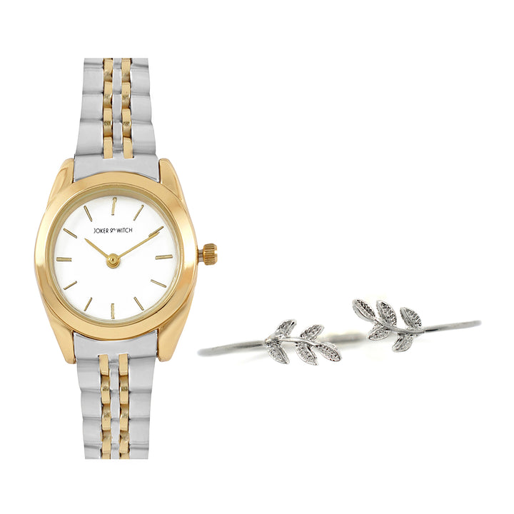 Tiana Dualtone Watch Bracelet Stack