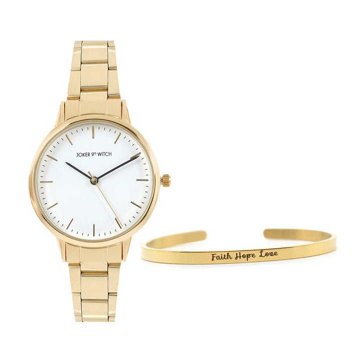 Octavia Gold Watch Bracelet Stack