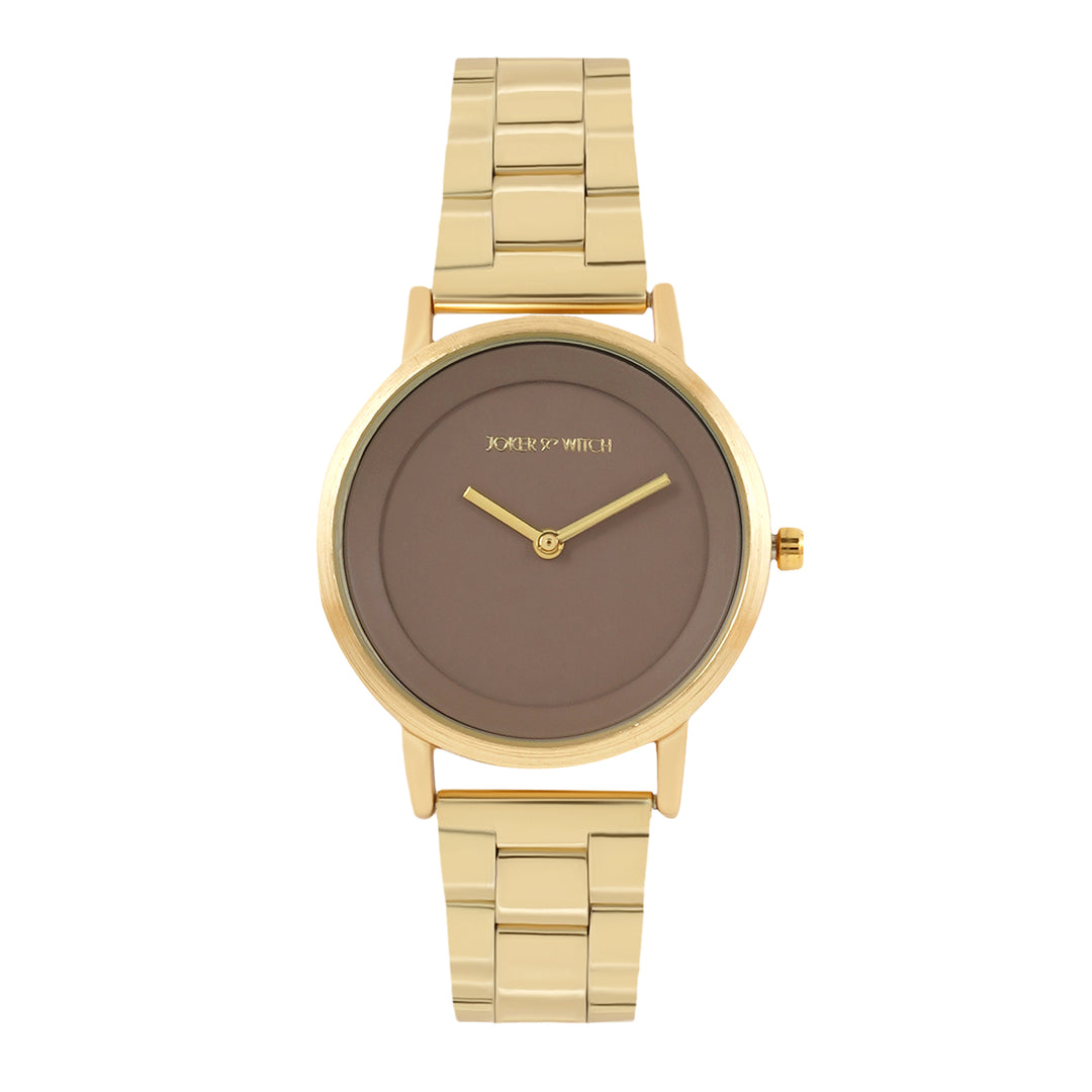 Tris Gold Watch Bracelet Stack