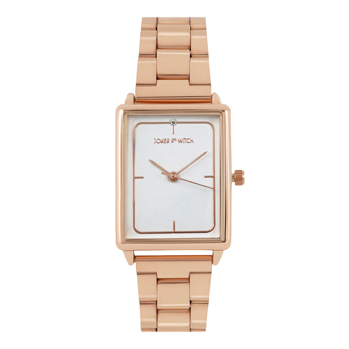 Courteney Rosegold Watch Bracelet Stack