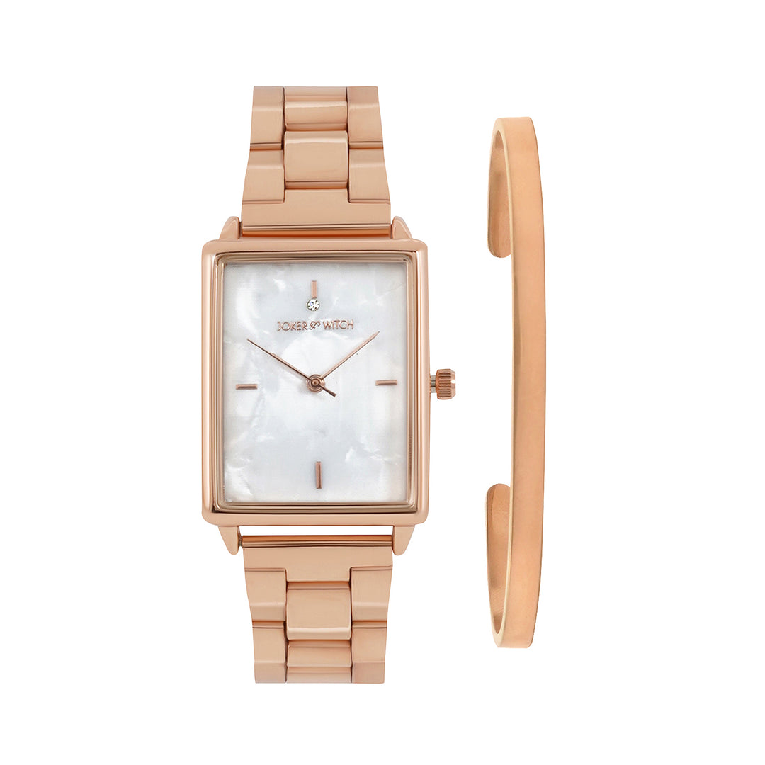 Georgina Rosegold Watch Bracelet Stack