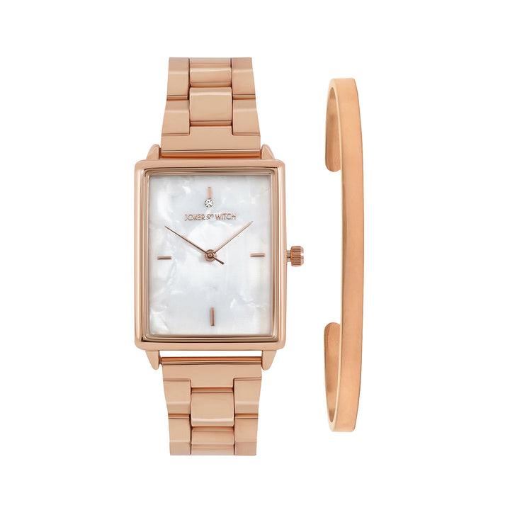 Georgina Rosegold Watch Bracelet Stack