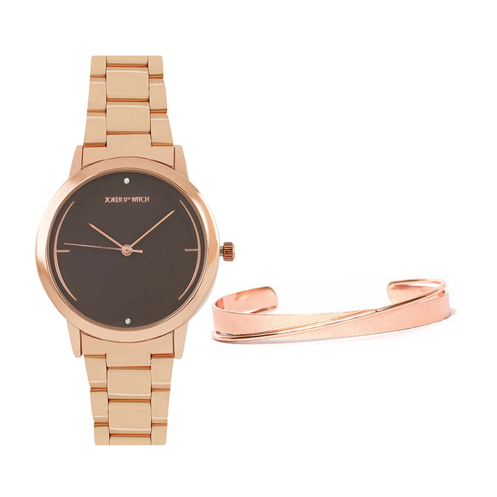 Merida Rosegold Watch Bracelet Stack