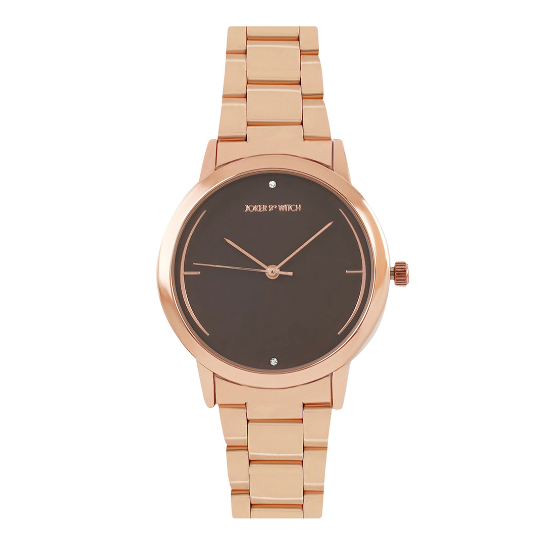 Sofia Rosegold Watch Bracelet Stack