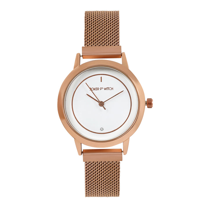 Leila Rosegold Watch Bracelet Stack