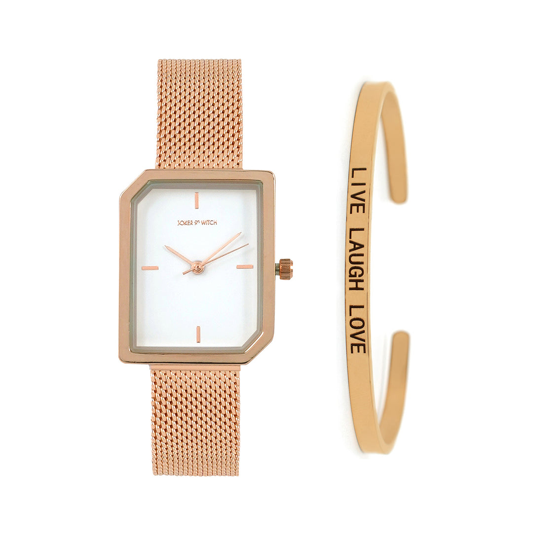Lilo Rosegold Watch Bracelet Stack