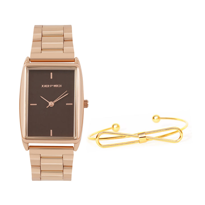 Victoire Rosegold Watch Bracelet Stack