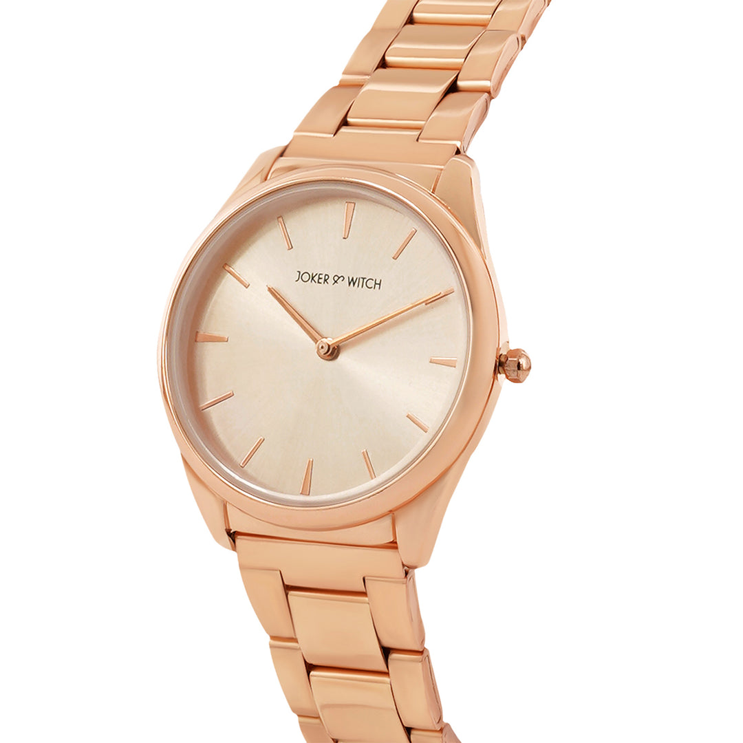 Camalia Rosegold Watch Bracelet Stack