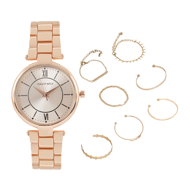Lizzie Watch Bracelet Stack