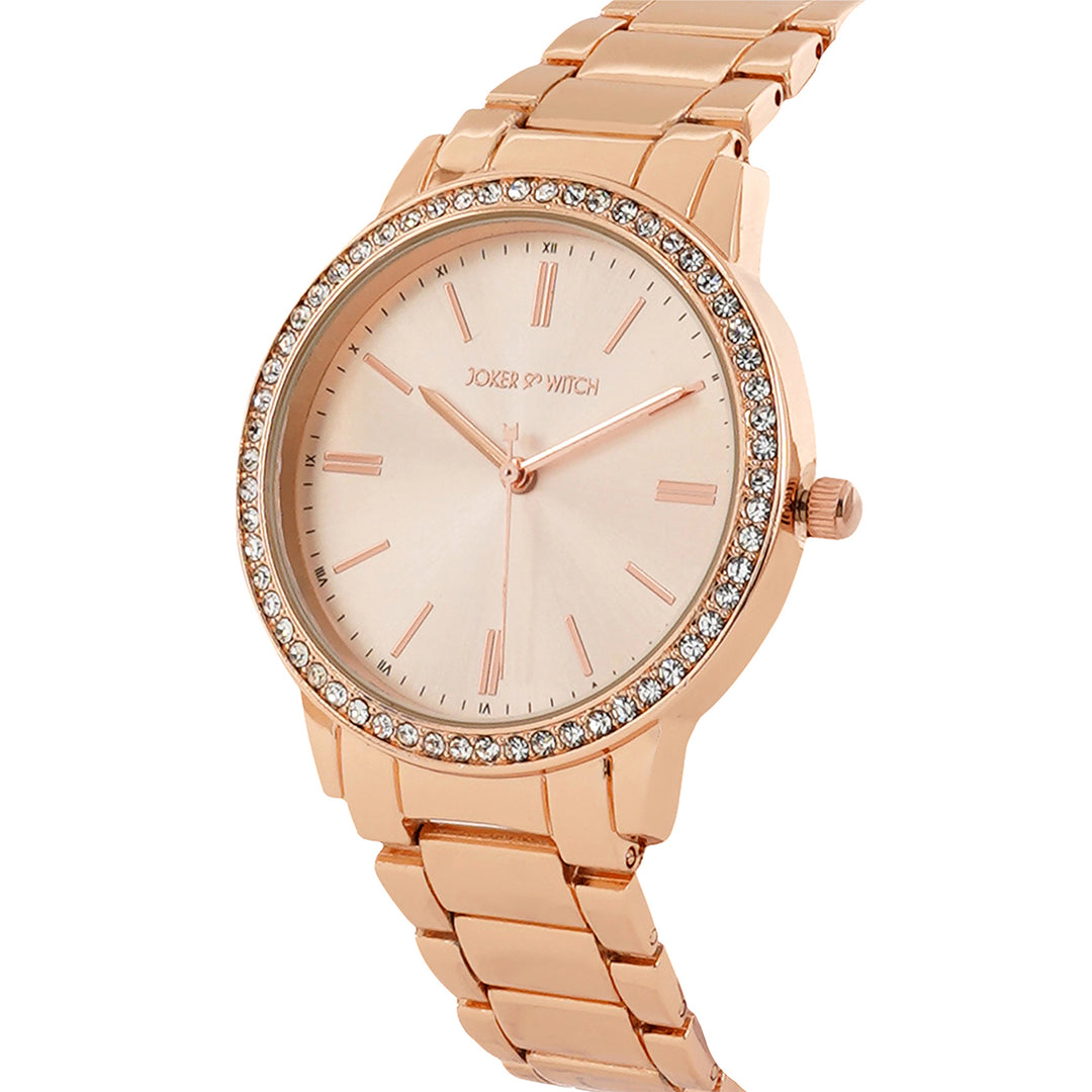 Elina Rosegold Watch Bracelet Stack