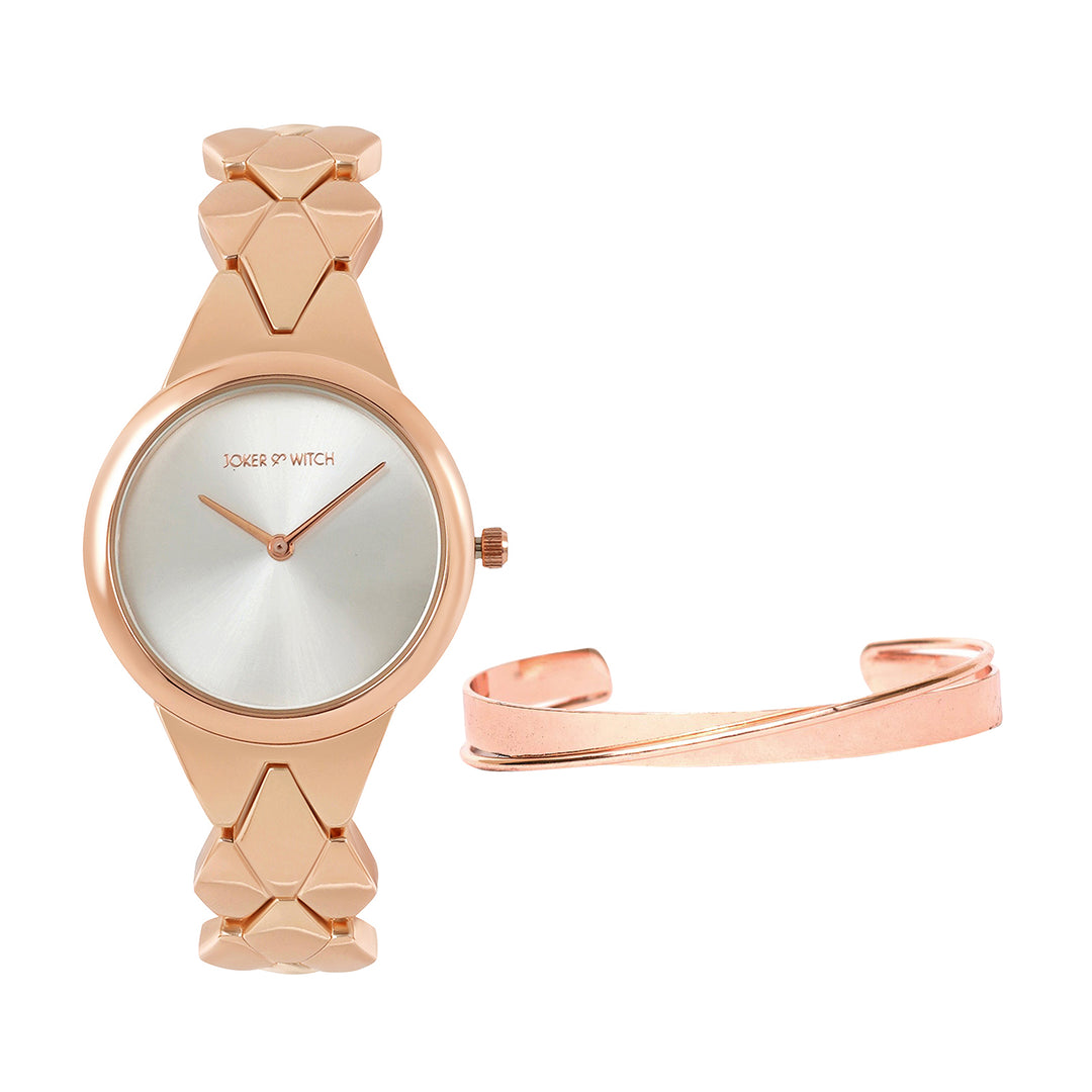 Rosella Rosegold Watch Bracelet Stack