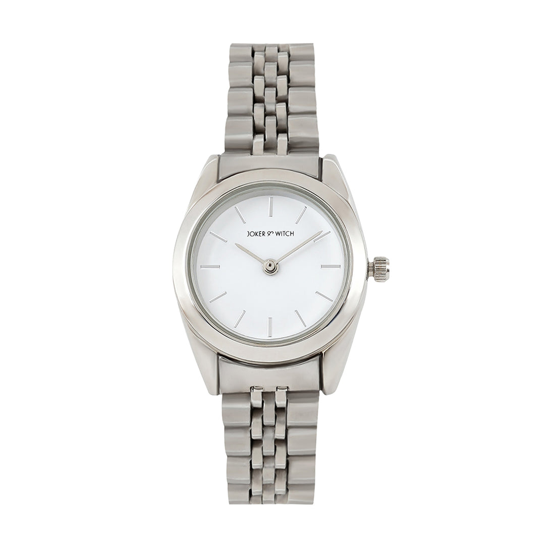 Carlita Silver Watch Bracelet Stack