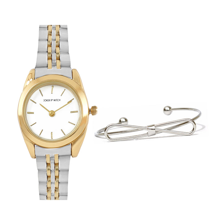 Azurra Dualtone Watch Bracelet Stack