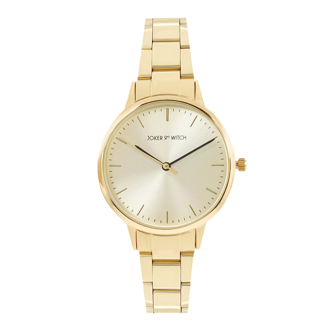 Brietta Gold Watch Bracelet Stack