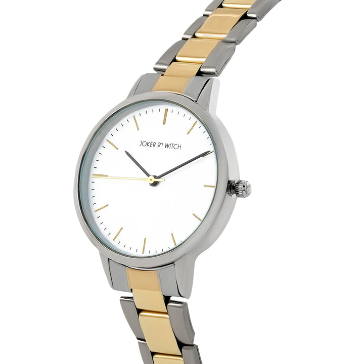 Rayla Dualtone Watch Bracelet Stack