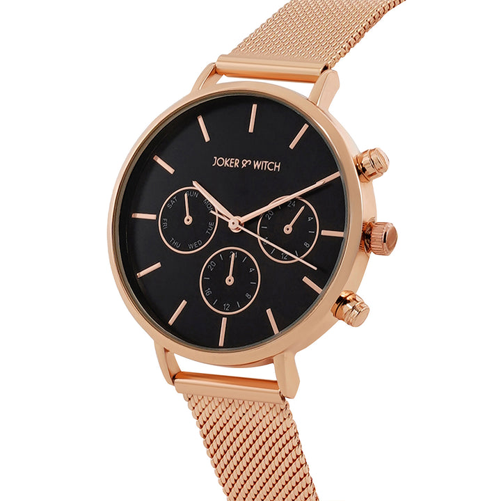 Makena Rosegold Watch Bracelet Stack