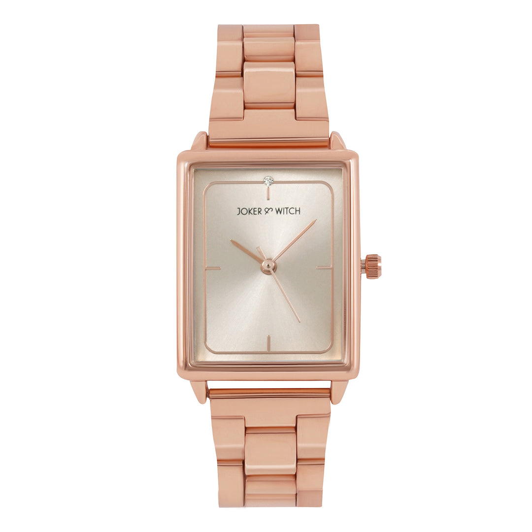 Capri Rosegold Watch Bracelet Stack