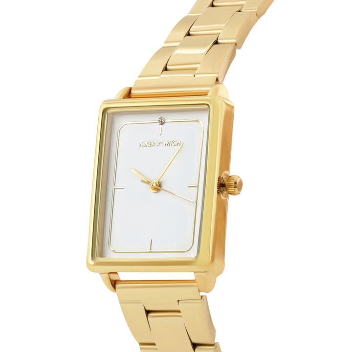 Kristy Gold Watch Bracelet Stack
