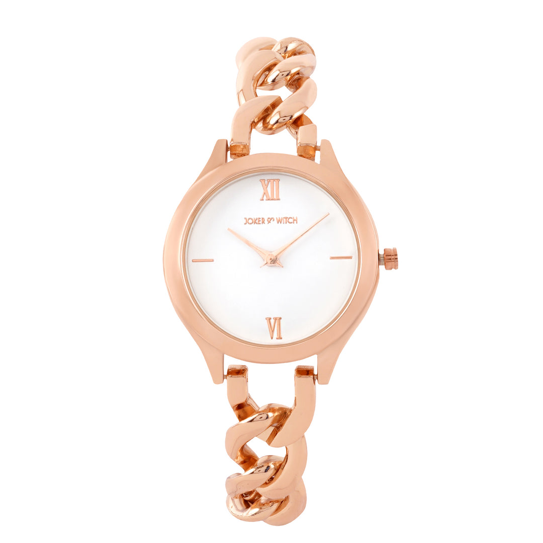 Klara Rose Gold Watch Bracelet Stack