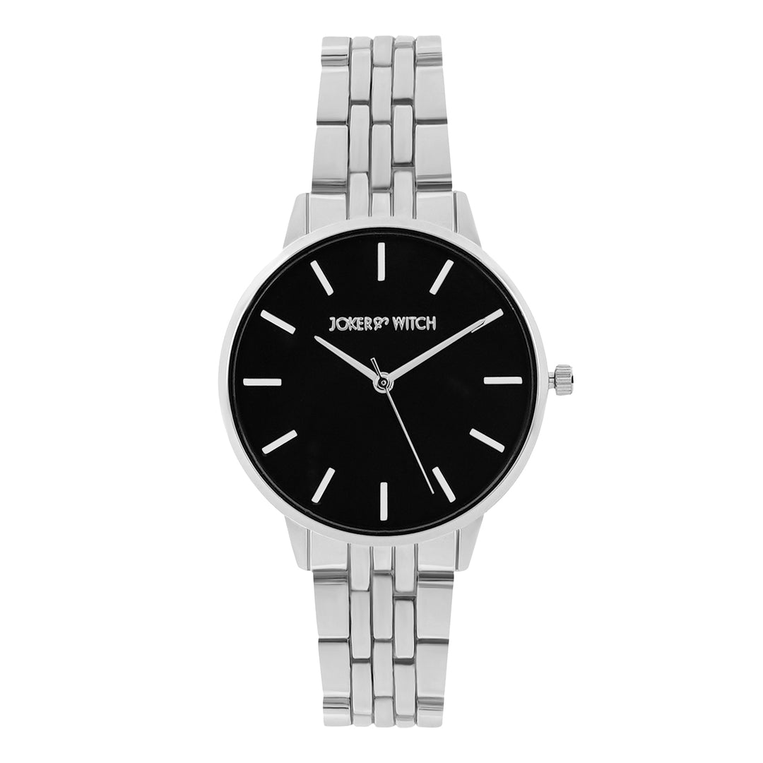 Natalia Silver Watch Bracelet Stack