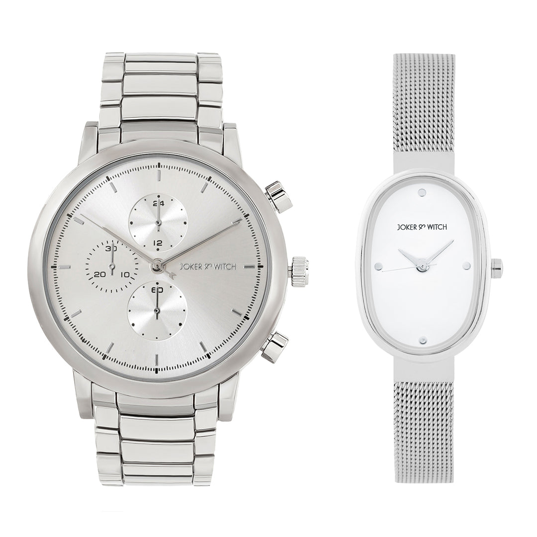 Noir & Lumi Couple Watches