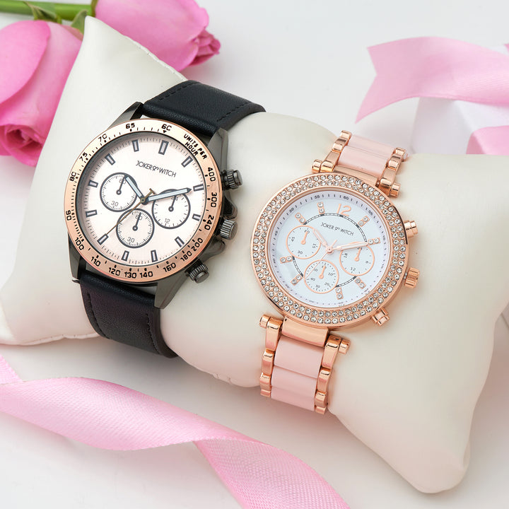 Leo & Amara Couple Watches