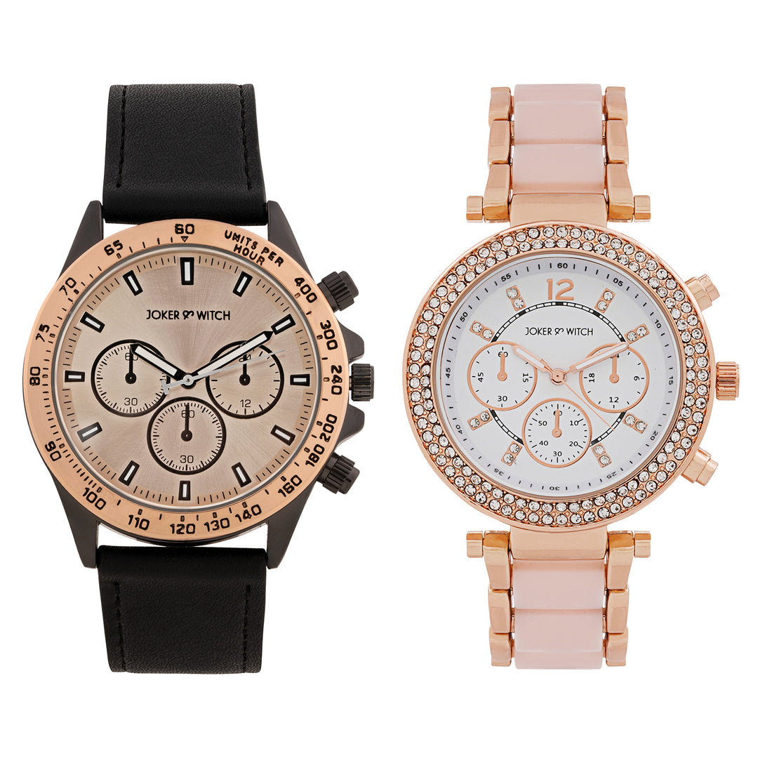 Leo & Amara Couple Watches