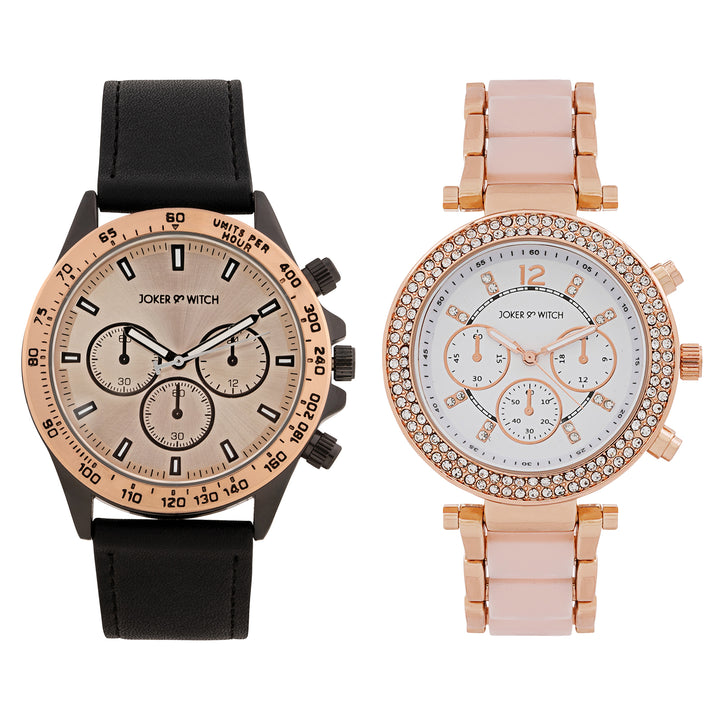 Leo & Amara Couple Watches
