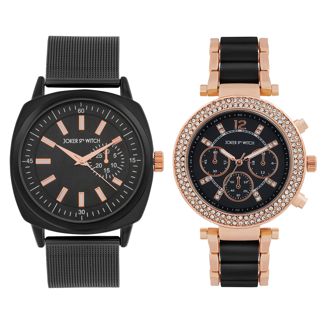 Noah & Rose Couple Watches