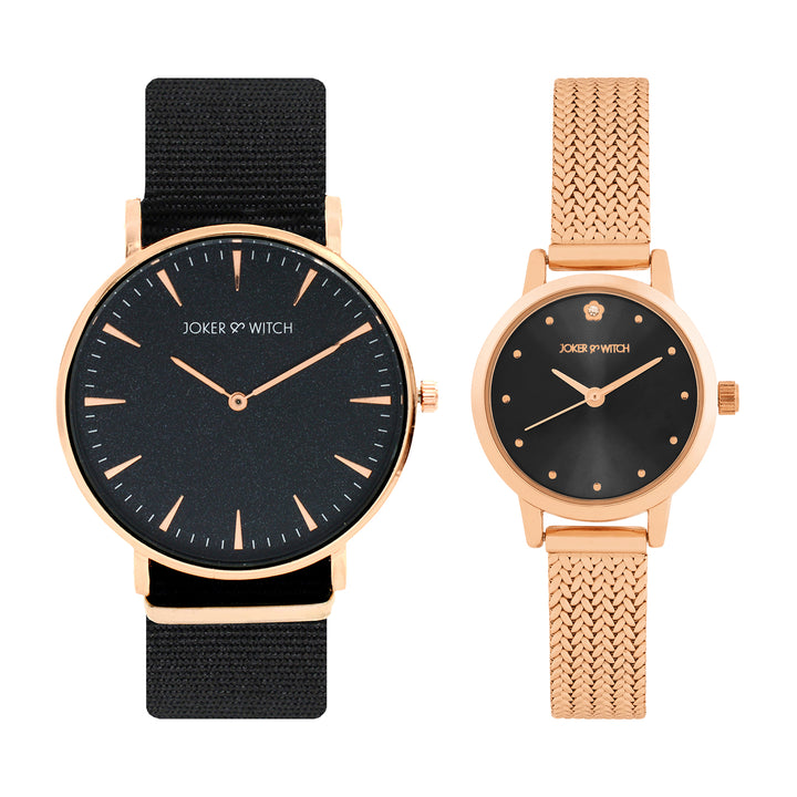 Ethan & Chloe Couple Watches