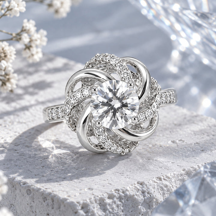 Wyatt Silver Knot Ring