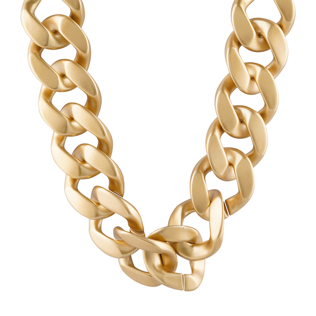 Pretty Please Chunky Chain Gold Necklace