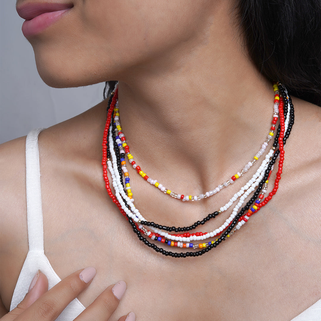 Arethusa Multicolour  Necklace Set