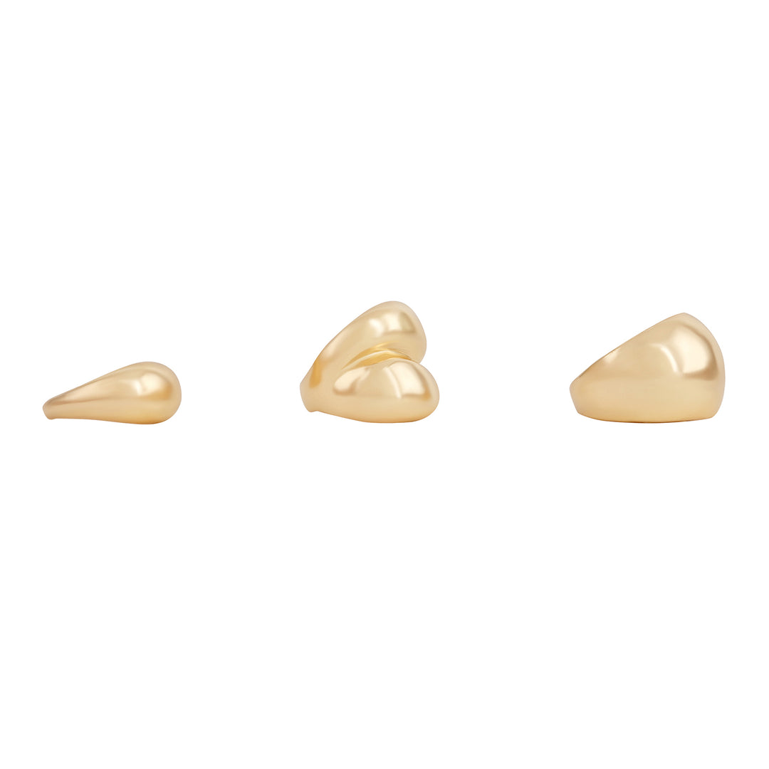 Hermione Gold Ring Set