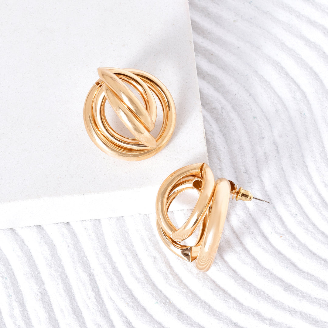 Sapphira Gold Earrings