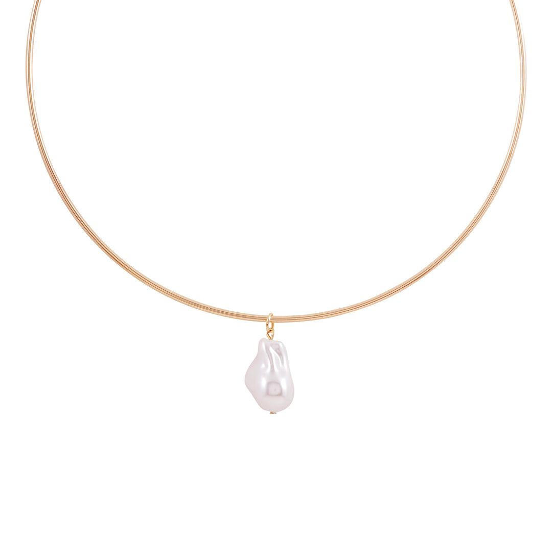Maristela Pearl Gold Necklace